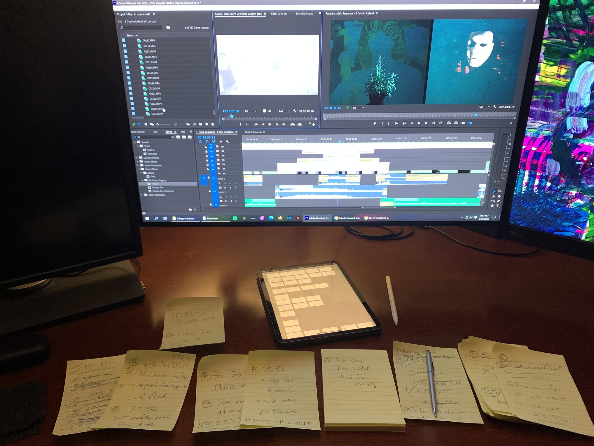 Behind the scenes - Recording